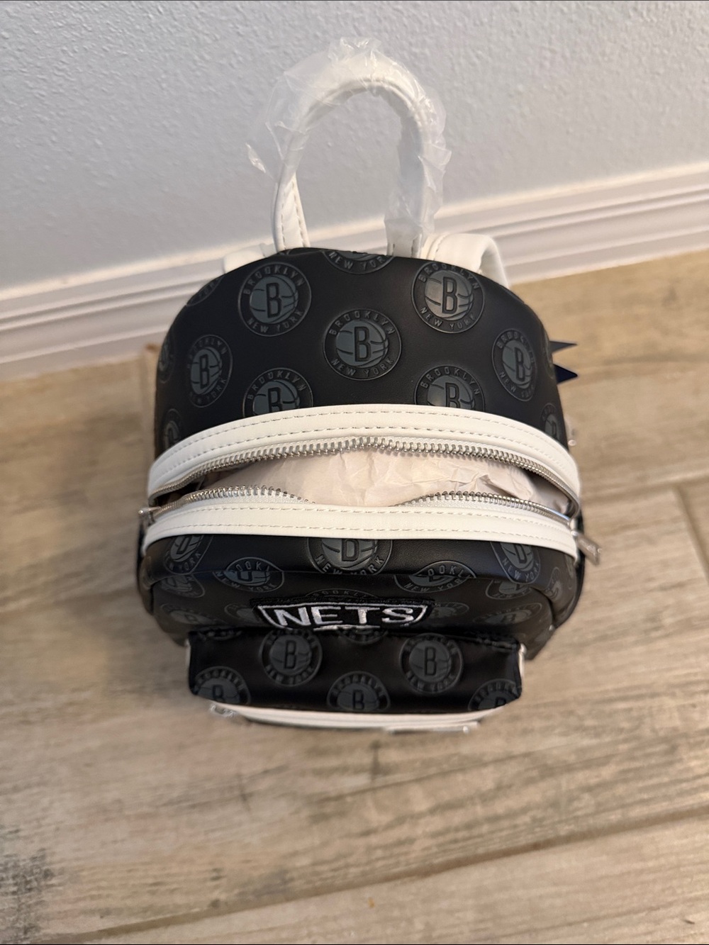 Loungefly NBA Brooklyn Nets Mini Backpack - Picture 5 of 6